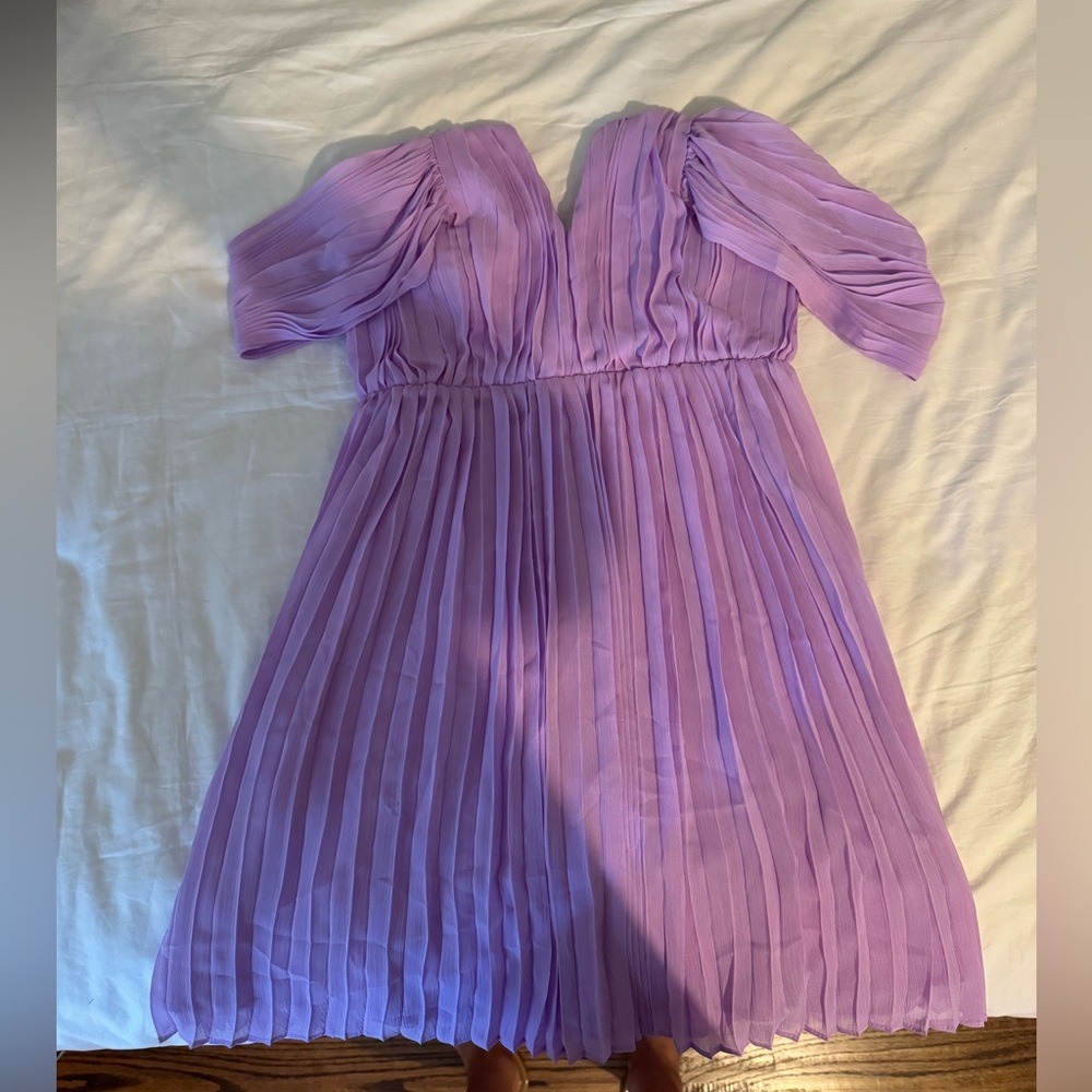 Purple Cocktail Dress